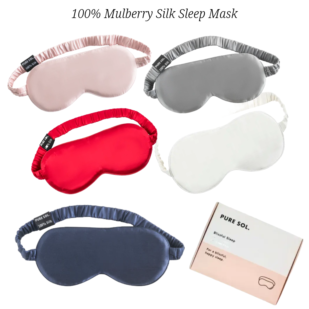 PURE SOL. Beauty Silk Sleep Eye Mask - Lilac